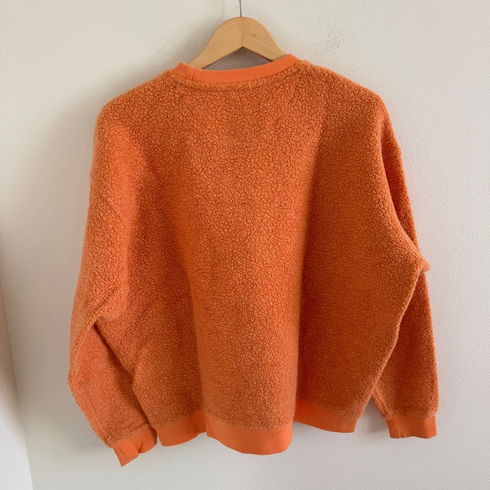 Outdoor Voices Orange Fleece Pullover XL - Picture 6 of 9